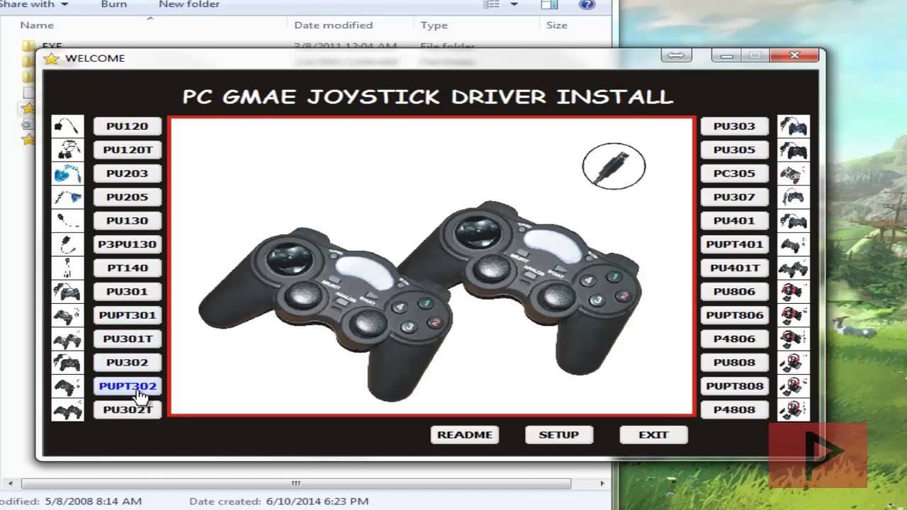 ucom vibration joystick driver